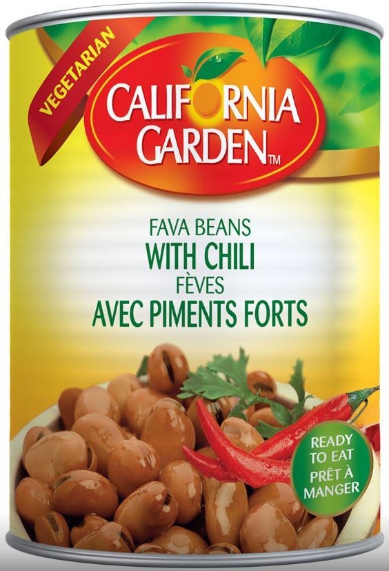 Fava Beans- Chili  Recipe "CALIFORNIA GARDEN" 16 o